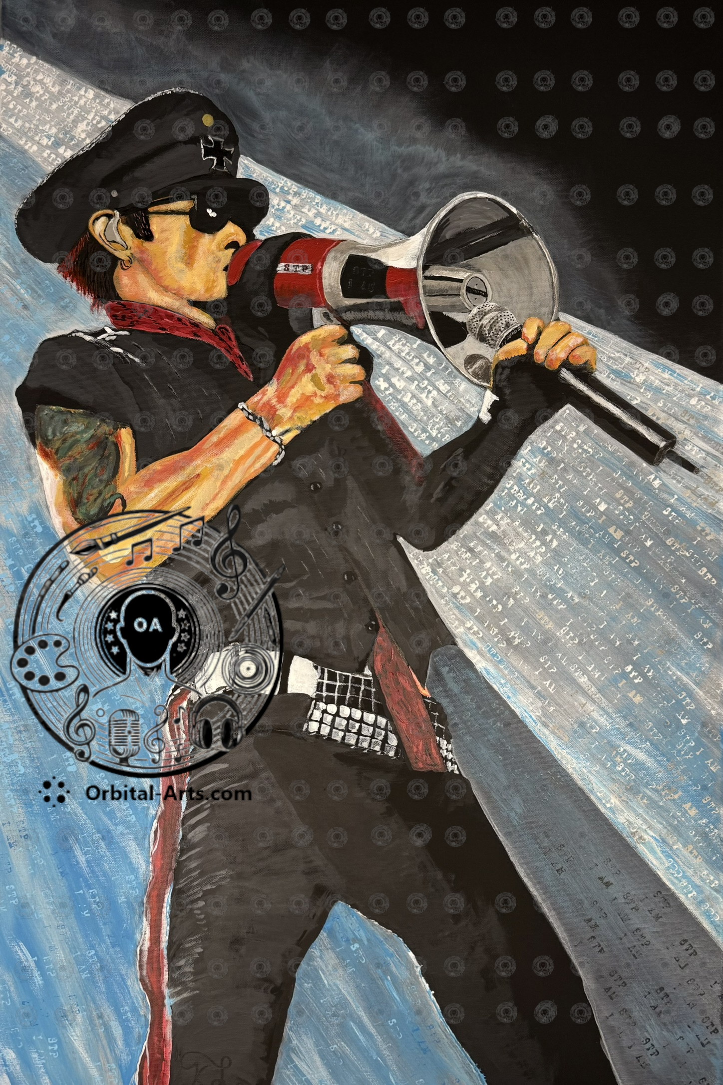 I AM! - Scott Weiland acrylic on stretched canvas