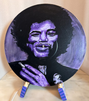 Johnny Cash Man in Black acrylic