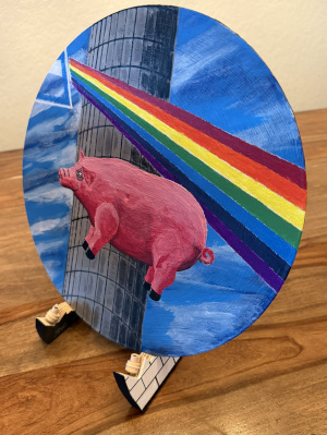 Johnny Cash Man in Black acrylic